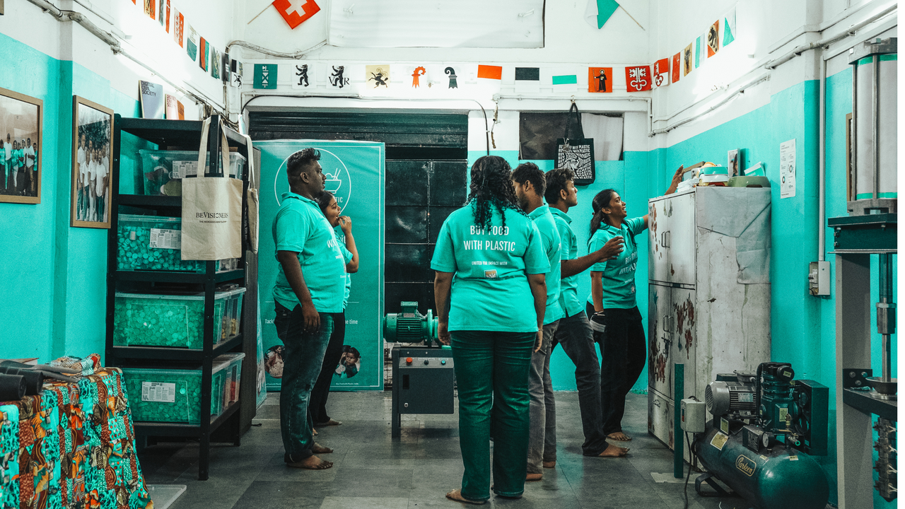 Unsere Recycling-Anlage und Manufaktur in Indien