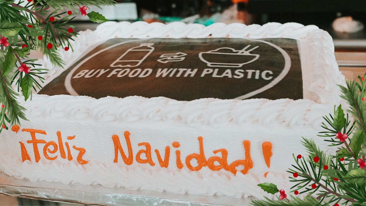 Eine Weihnachtsgeschichte von Buy Food with Plastic