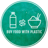 BUY FOOD WITH PLASTIC